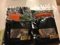 お肉、付け合わせは別々にパウチ