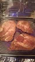 網焼き中