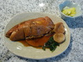 甘辛のタレが、食欲をそそります