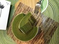 中まで濃いグリーン！！