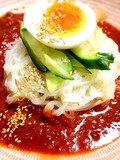 麺をソースにからめる前！見た目最高！