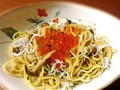 いくらとシラスの和風贅沢パスタ