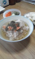 だし茶漬けです。美味しかった！！