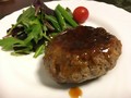 サーロインハンバーグ。お店みたいと好評