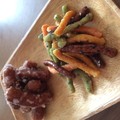 奥：こゆきのかりんとう、前：野菜かりんとう