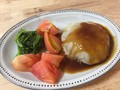 豪華なハンバーグです！