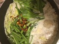 出来上がったもつ鍋