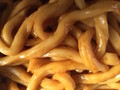 タレをかけた麺。また食べたくなる・・・。