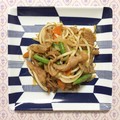 ホルモンの野菜炒め