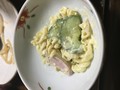 タルタルソース風にしてサラダにしました