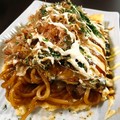 中のそばが太麺で食べ応え十分！