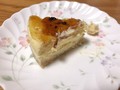 切り分け。包丁温めないと断面が残念