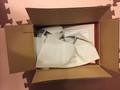 届いた箱。大きめ段ボールにて届きます。