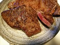料理長のポイントのお陰で綺麗な焼き加減！
