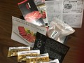開封時、丁寧な説明書と。