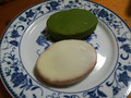 抹茶とホワイトチョコを頂きました。