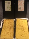 おしゃれな中箱。卵焼きの存在感がすごい！