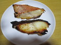 金目鯛と銀だらです。