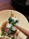 ねぎを巻いて食べるとさらにgood ！