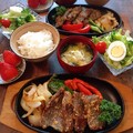熱々鉄板でいただきました