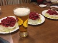 ビール、赤ワイン、焼酎、どれにも合う！