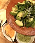 サラダにはどの味も合いとても美味しかった