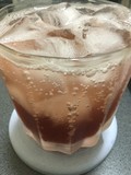 炭酸で割りました、おいしい！
