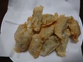 揚げ餃子も作って見ました。
