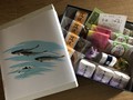 鮎の柄が涼しげ
