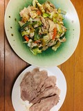 ただの野菜炒めと焼肉と、侮れません！！