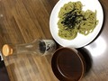 茶そばとめんつゆ