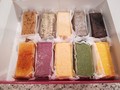 10個の生スイートポテトがきれいです。
