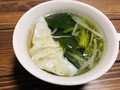 餃子スープも作りました