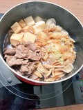 実際に作ったすき焼き