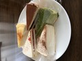 断面の層が美しいです。