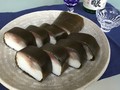 肉厚で透明感のある金華鯖が贅沢です。