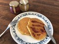 ゆずとベリーで贅沢パンケーキ！