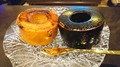 ガラスの皿がお似合い。