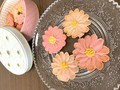 繊細なお花菓子