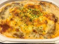チーズの焦げ目がまた香ばしくて美味♡