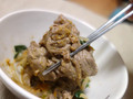 肉とタレとの相性抜群でばくばく食べれます