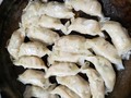 鉄のフライパンで焼きました。