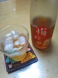 炭酸水で割りました(^^)
