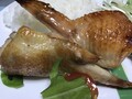 左がフライパン焼き、右がグリル焼き