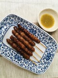 付属の自家製柚子ダレを添えて。