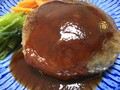 ふっくらしたハンバーグ