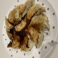 焼き餃子にして食べました！