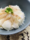特製だし醤油をかけました