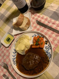 お店推奨の頂き方でパンとワインと共に
