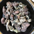 スキレットで熱々のままいただきました